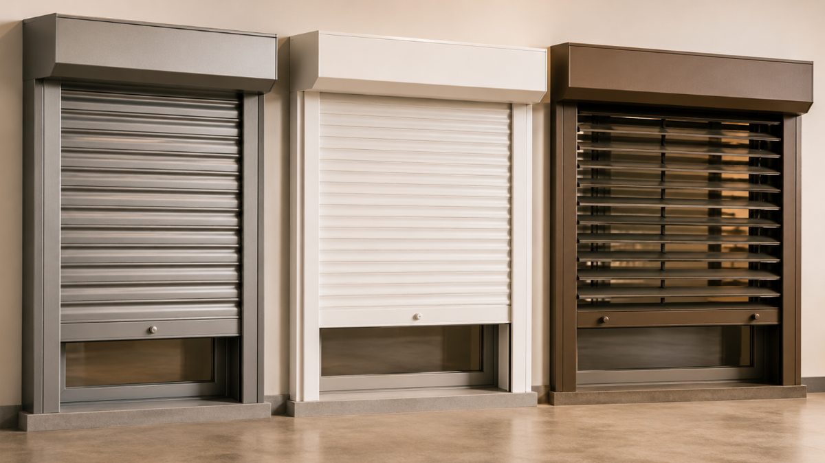 Modelos de persianas de aluminio y PVC disponibles en Cunit